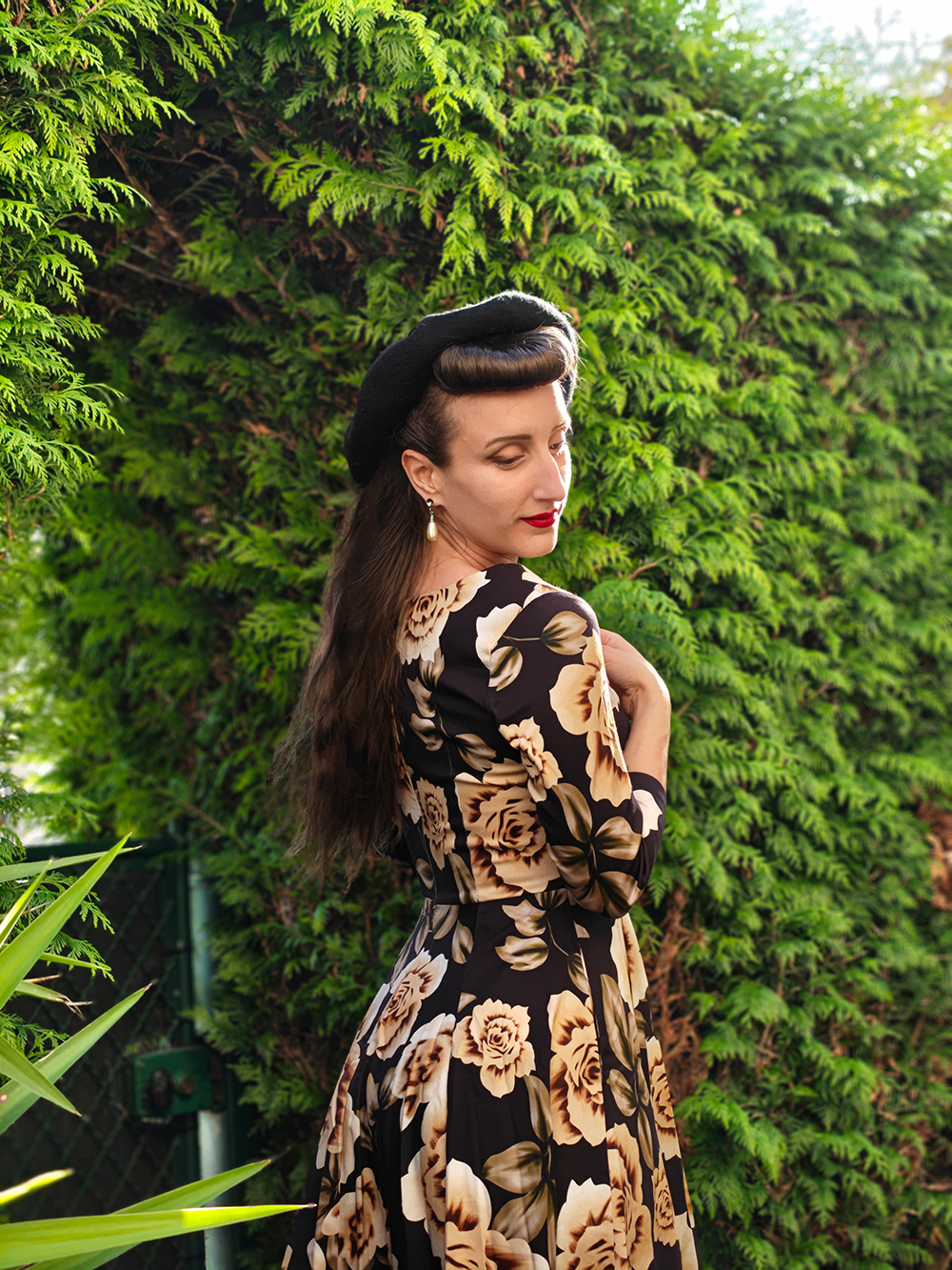 Jasmin Floral Swing Dress